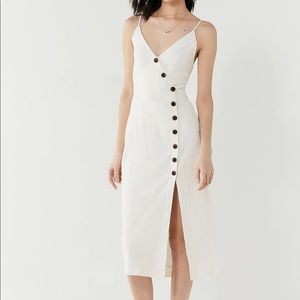 Urban Outfitters Amber linen button down dress